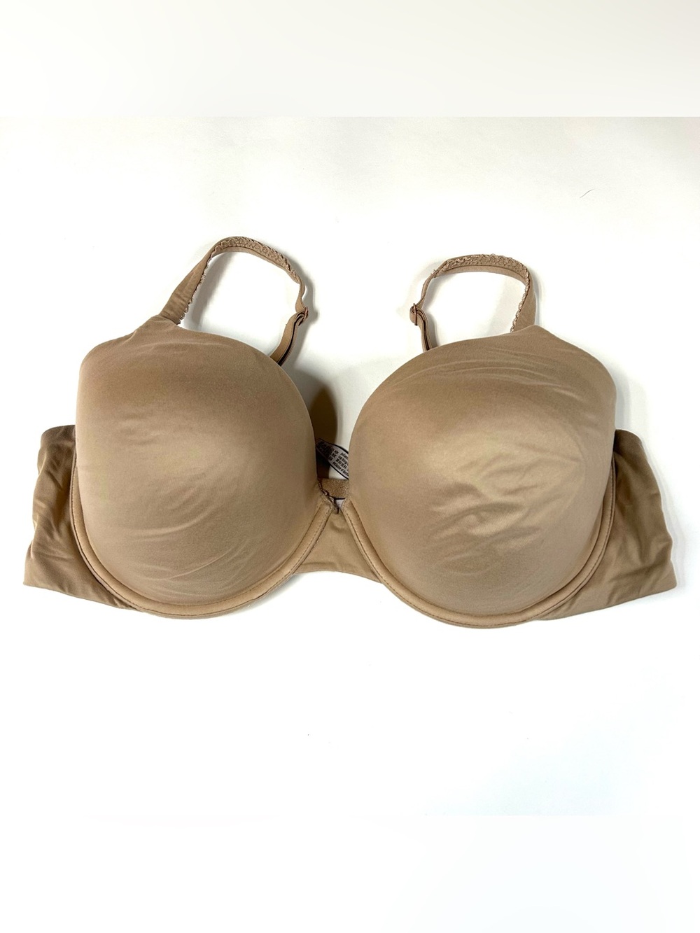 Body By Victorias Secret 40D Lined Perfect Coverage Bra Solid Beige #0376